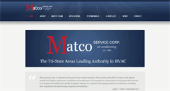 Desktop Screenshot of matcoservice.com